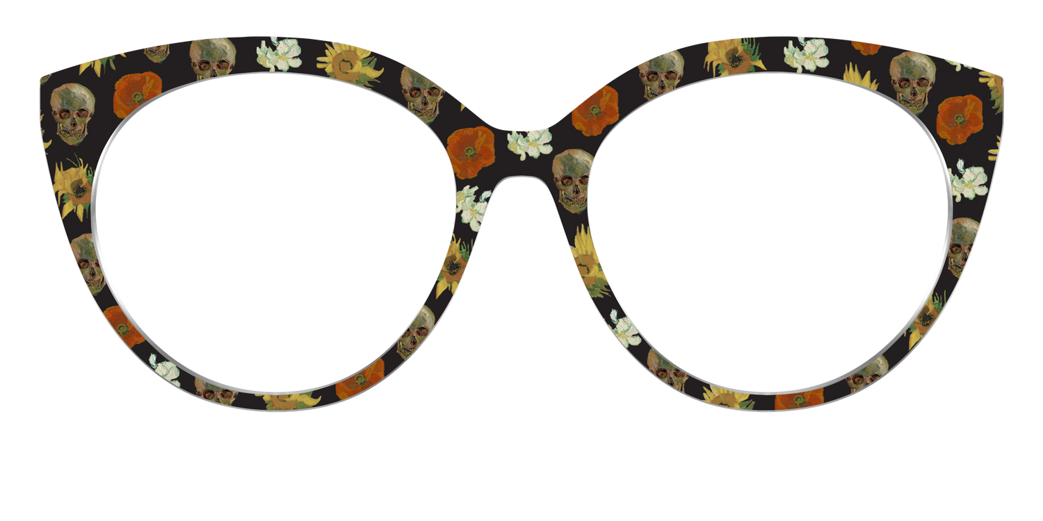 The Floral Skulls - Front Top Image - Pair Eyewear