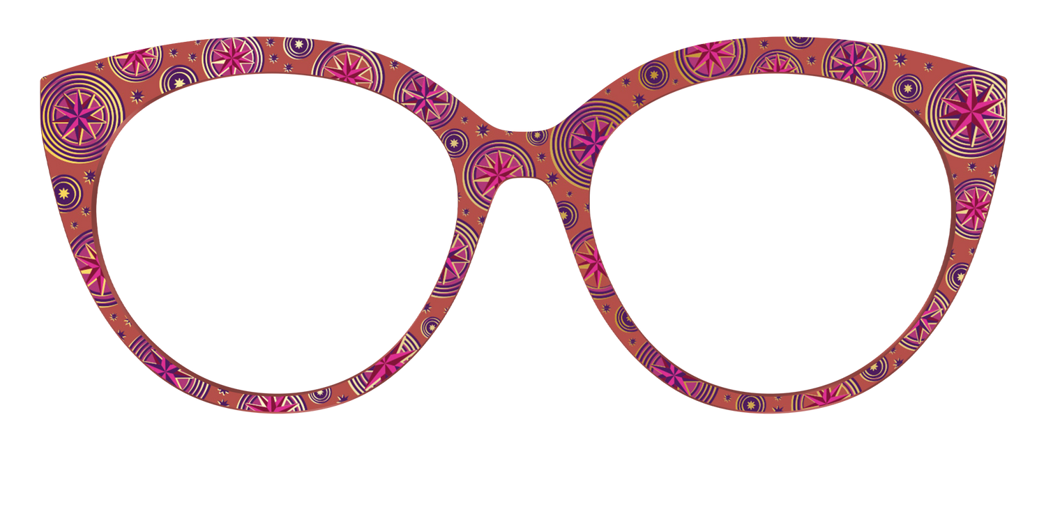 The Gold Foil Luna Lovegood™ - Front Top Image - Pair Eyewear