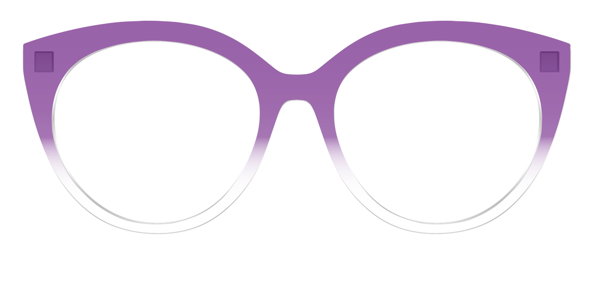 The Grape Gradient Crystal - Front Top Image - Pair Eyewear
