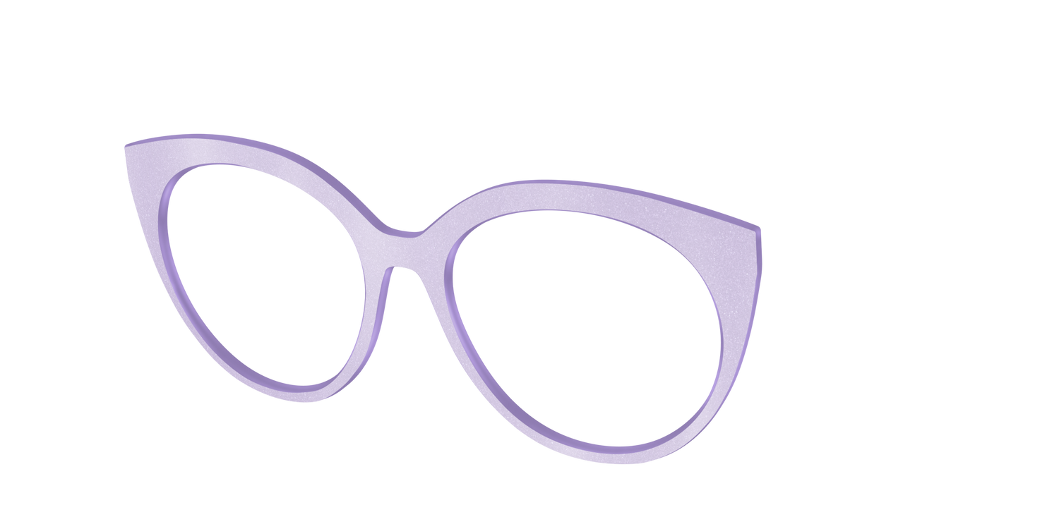 The Lavender Shimmer - Angle Top Image - Pair Eyewear