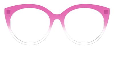 The Magenta Gradient Crystal - Front Top Thumbnail - Pair Eyewear