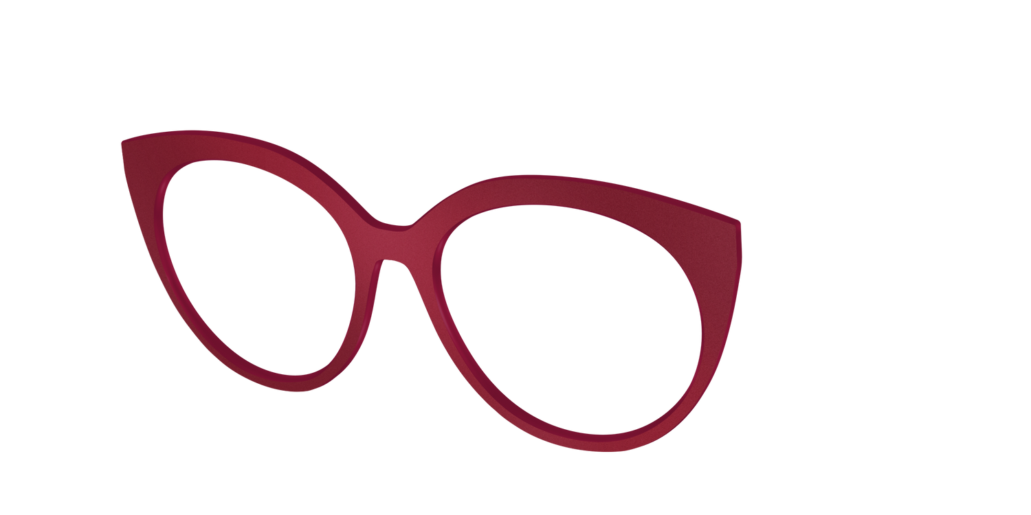 The Matte Burgundy - Angle Top Image - Pair Eyewear
