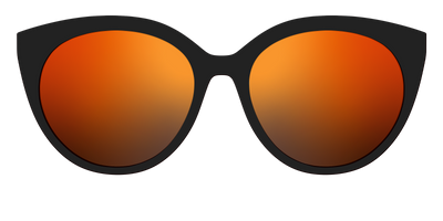 The Polarized Orange Reflective Sun Top - Front Top Thumbnail - Pair Eyewear