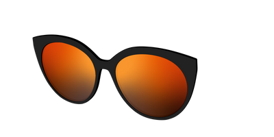The Polarized Orange Reflective Sun Top - Angle Top Thumbnail - Pair Eyewear