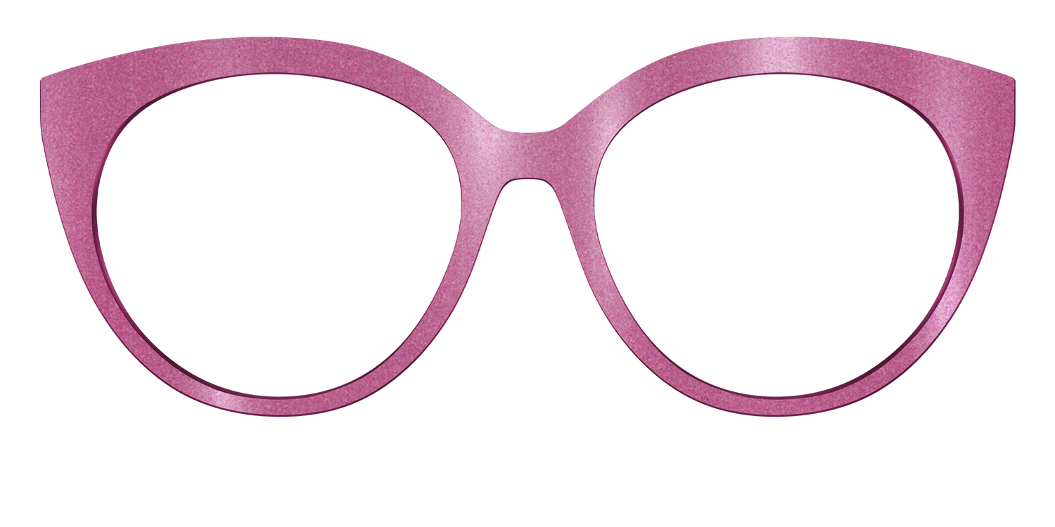 The Pink Shimmer - Front Top Image - Pair Eyewear