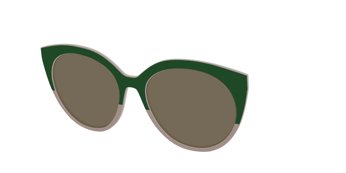 The Polarized Cedar & Sap Crystal Split Sun Top - Angle Top Image - Pair Eyewear