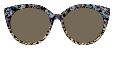 The Polarized Oasis Tortoise Split Sun Top - Front Top Thumbnail - Pair Eyewear