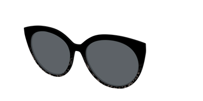 The Polarized Shaded Tortoise Sun Top - Angle Top Thumbnail - Pair Eyewear