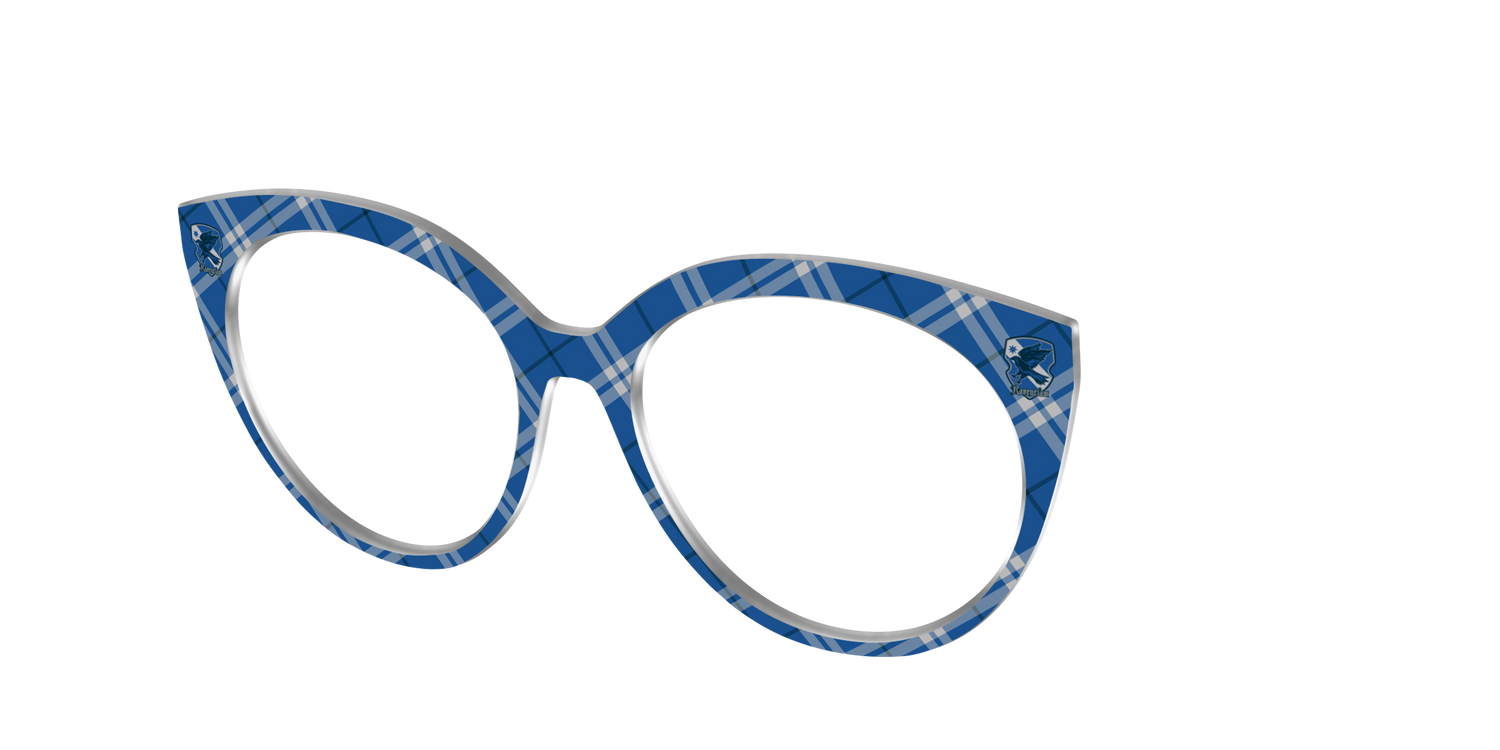 The Ravenclaw™ Plaid - Angle Top Image - Pair Eyewear