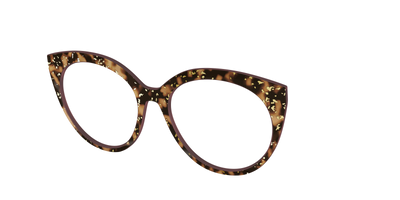 The Sandalwood Tortoise with Gold Foil - Angle Top Thumbnail - Pair Eyewear