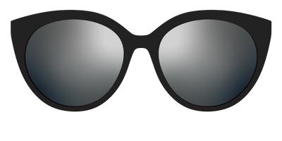 The Polarized Silver Reflective Sun Top - Front Top Thumbnail - Pair Eyewear