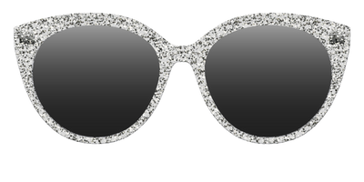 The Polarized Silver Sparkle Sun Top - Front Top Thumbnail - Pair Eyewear