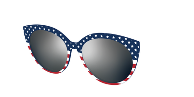 The Polarized Stars & Stripes Sun Top - Angle Top Thumbnail - Pair Eyewear