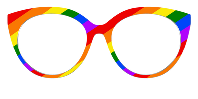 The Traditional Pride Flag - Front Top Thumbnail - Pair Eyewear