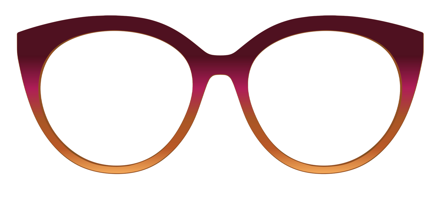 The Umber to Ochre Gradient - Front Top Image - Pair Eyewear