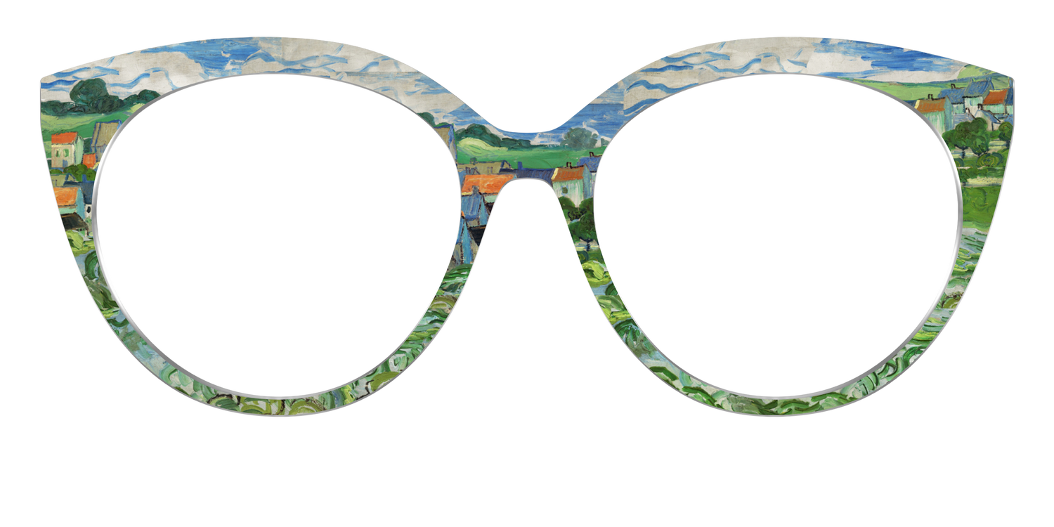 The View of Auvers-Sur-Oise - Front Top Image - Pair Eyewear