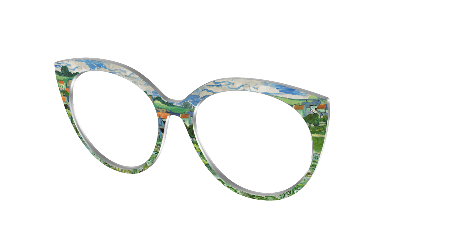 The View of Auvers-Sur-Oise - Angle Top Image - Pair Eyewear