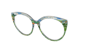 The View of Auvers-Sur-Oise - Angle Top Thumbnail - Pair Eyewear