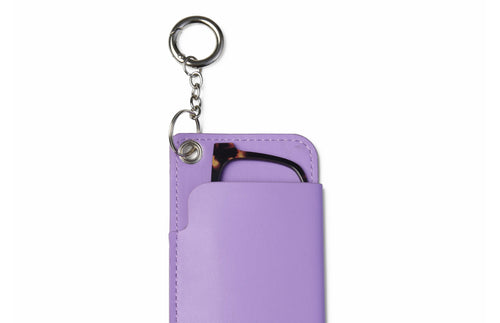 The Top Frame Keychain Case Lavender - Secondary Image - Pair Eyewear