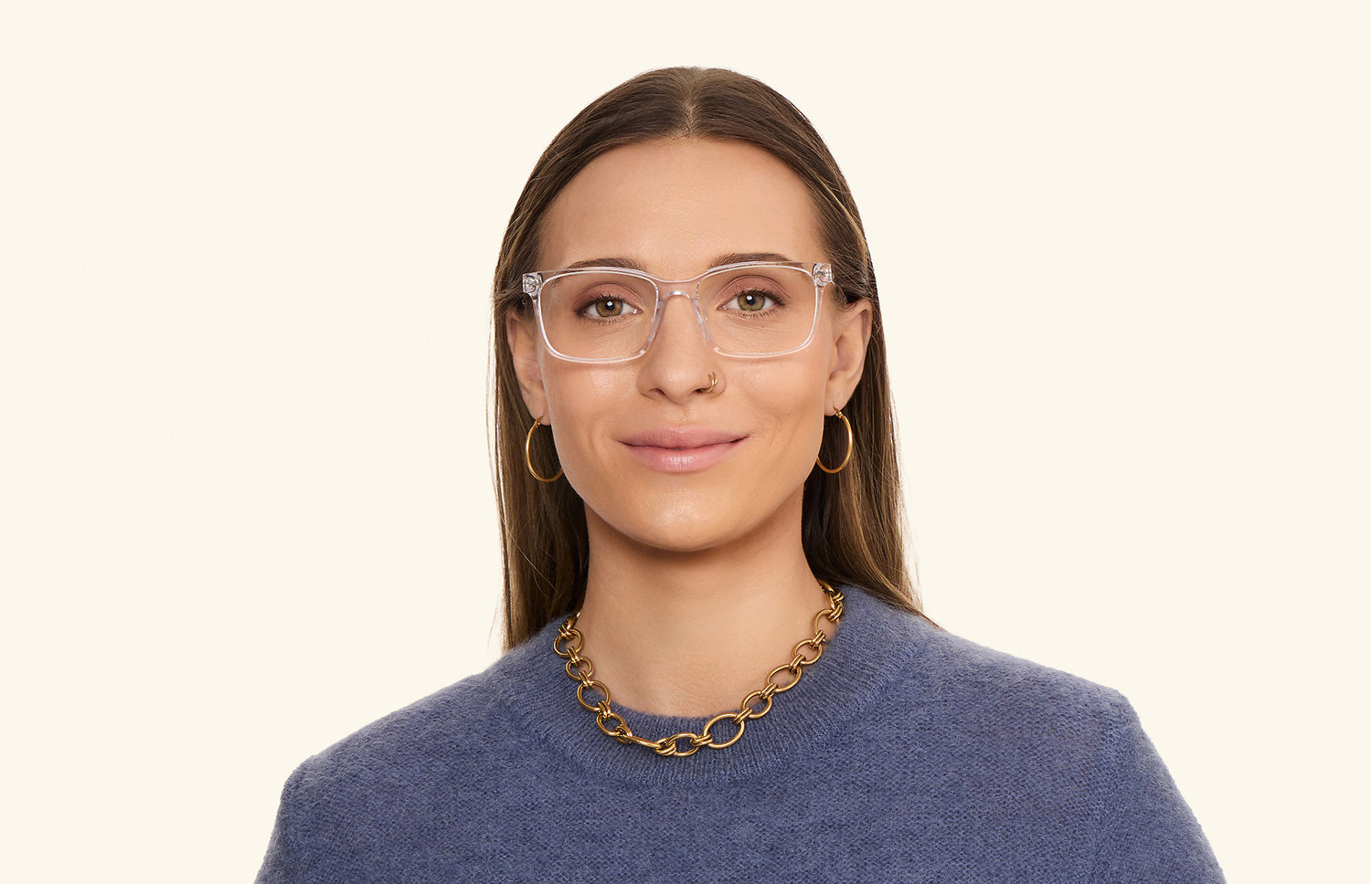 The Kirby - Mixed Material - Lensless - LifeStyle 1 - Pair Eyewear