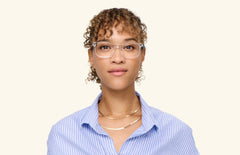 The Kirby - Mixed Material - Lensless - LifeStyle Thumbnail 2 - Pair Eyewear