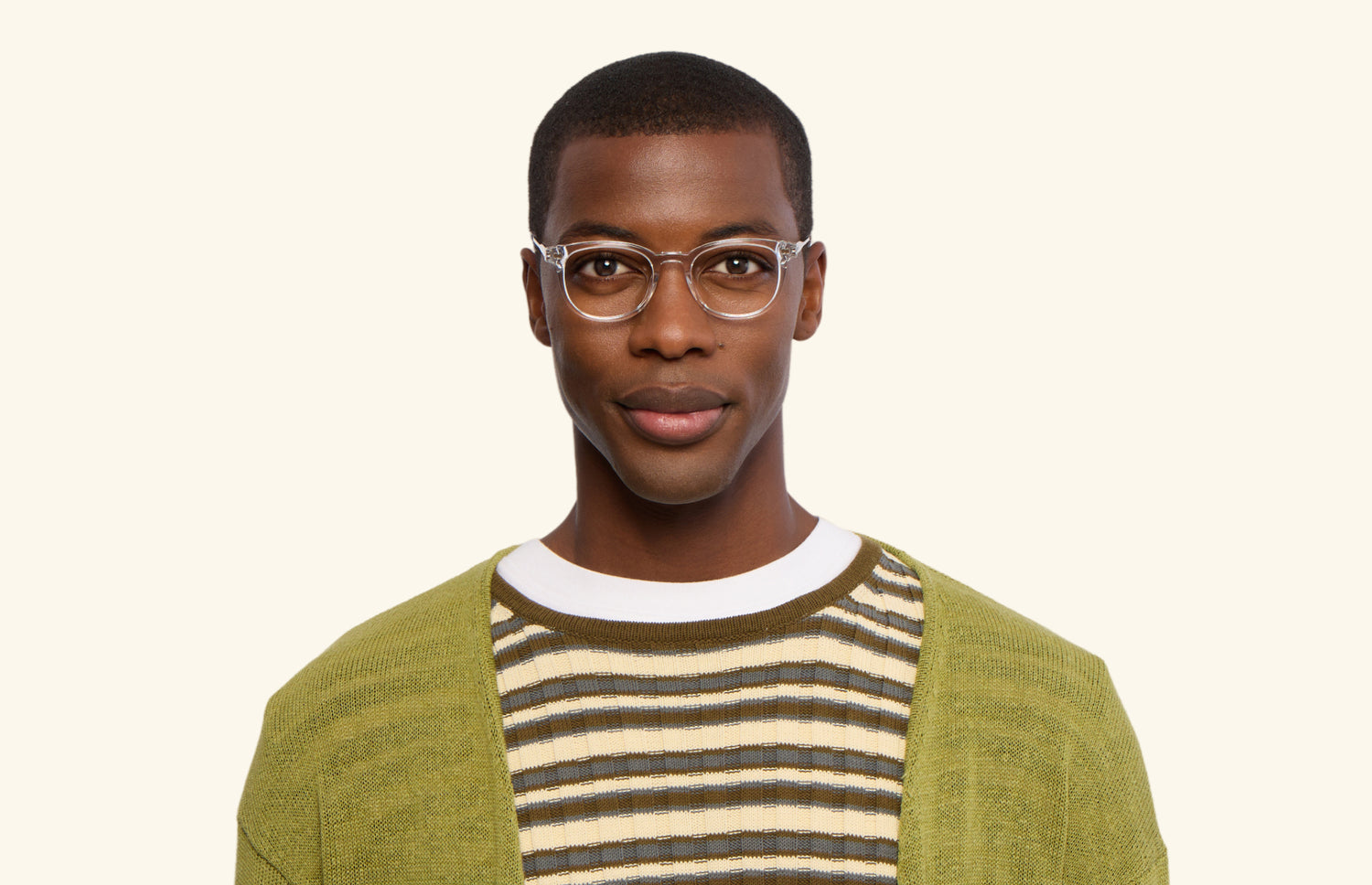 The Reese - Mixed Material - Lensless - LifeStyle 1 - Pair Eyewear