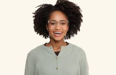 The Wanda - Mixed Material - Lensless - LifeStyle Thumbnail 2 - Pair Eyewear