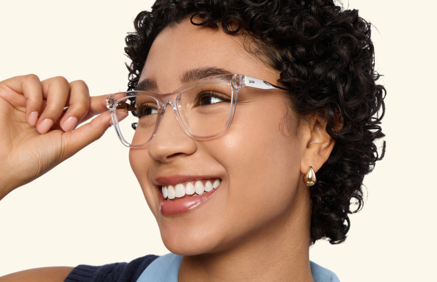 The Harper - Mixed Material - Lensless - LifeStyle 2 - Pair Eyewear