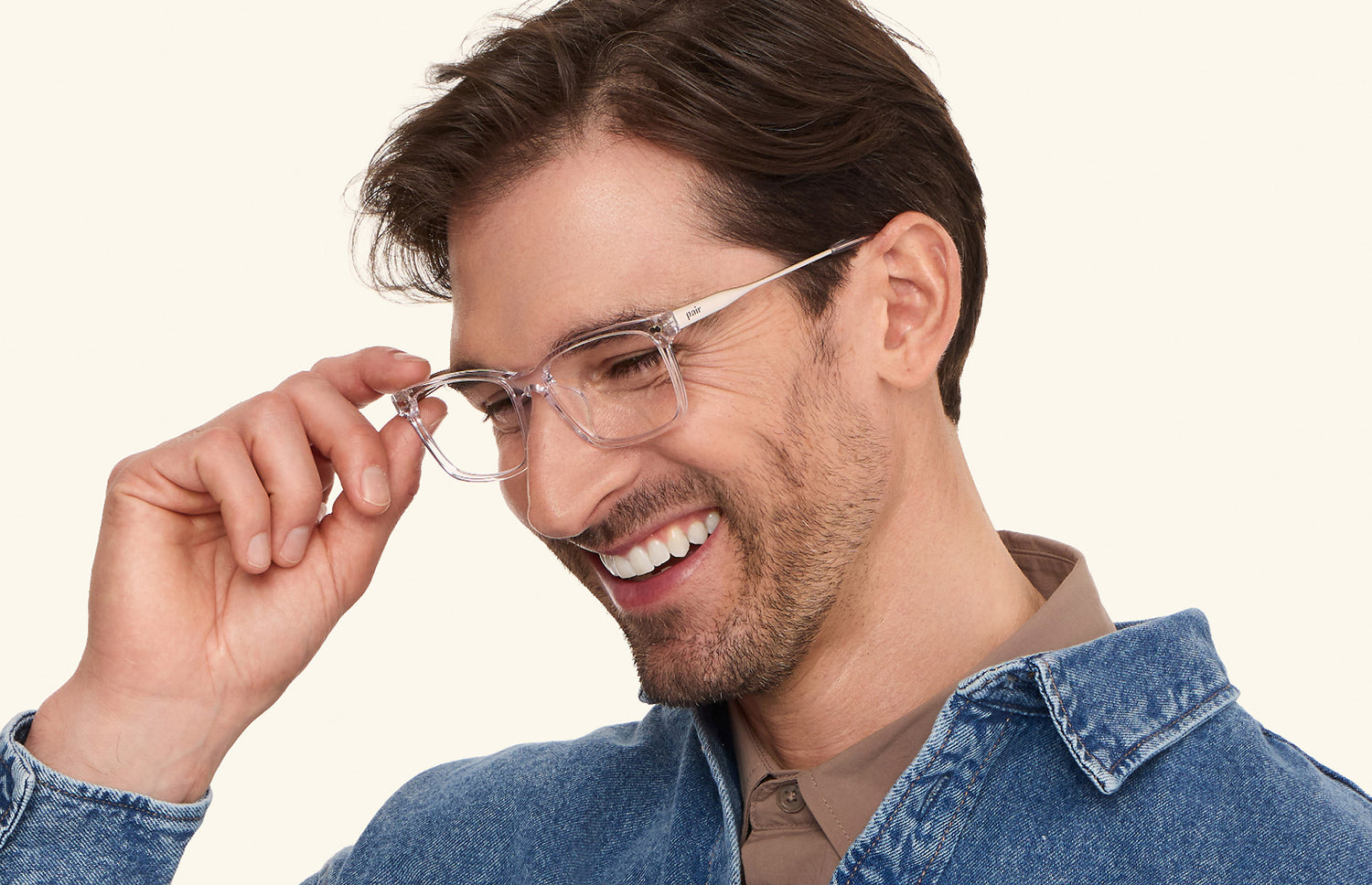The Kirby - Mixed Material - Lensless - LifeStyle 4 - Pair Eyewear