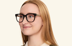 The Murphy - Mixed Material - Lensless - LifeStyle Thumbnail 2 - Pair Eyewear