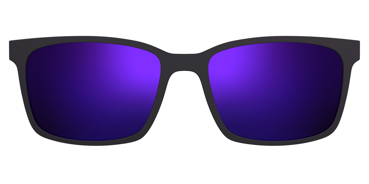 The Purple Reflective Sun Top on a Kirby base frame