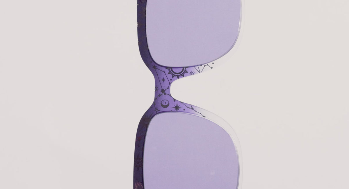 The Mythical Foil Charms with Celestial Purple Lens - LifeStyle Thumbnail Video1 - Pair Eyewear