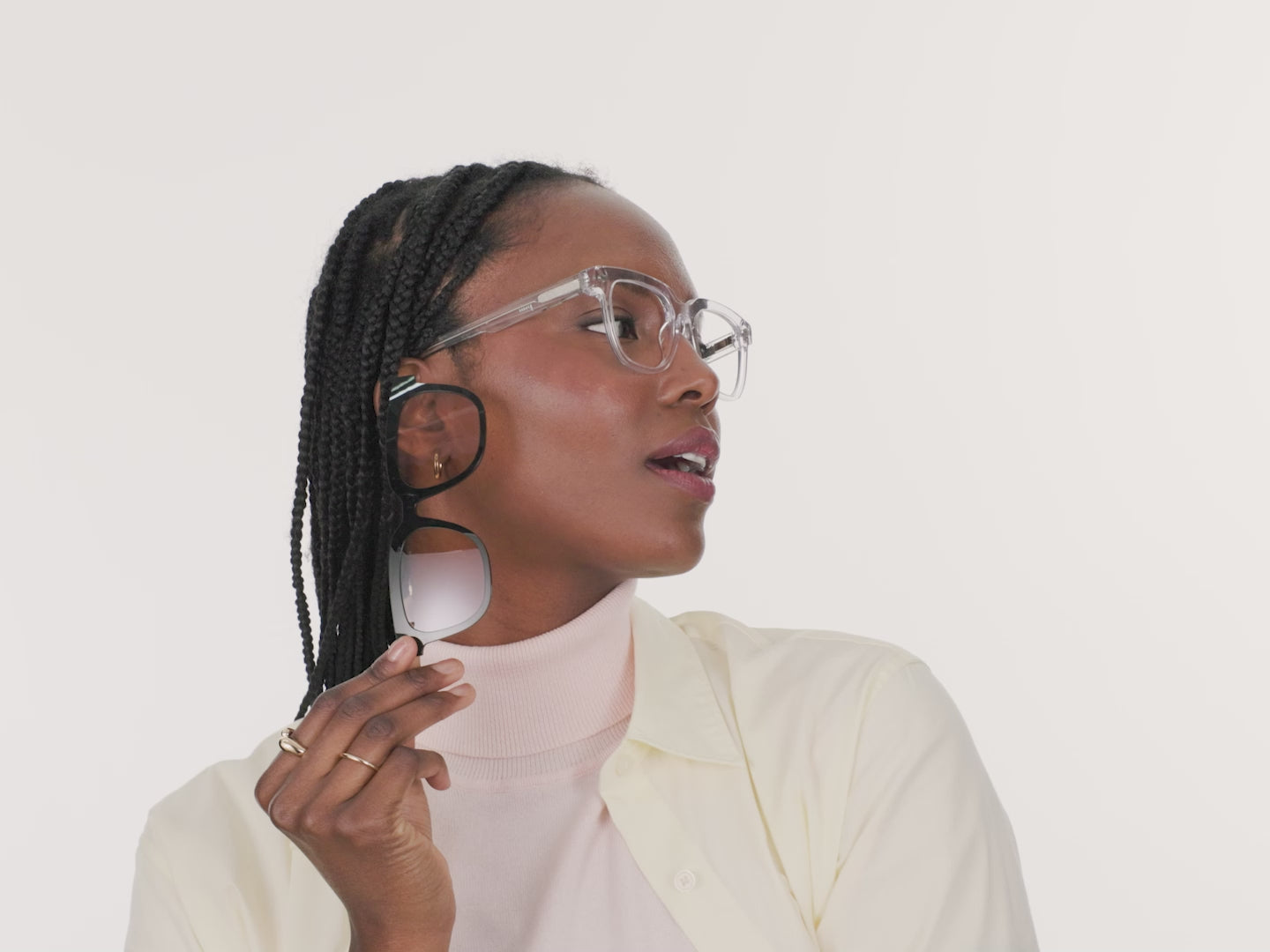 The Black With Umber Brown Lens - LifeStyle Thumbnail Video1 - Pair Eyewear