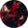 Color swatch for Red Tortoise with Gold