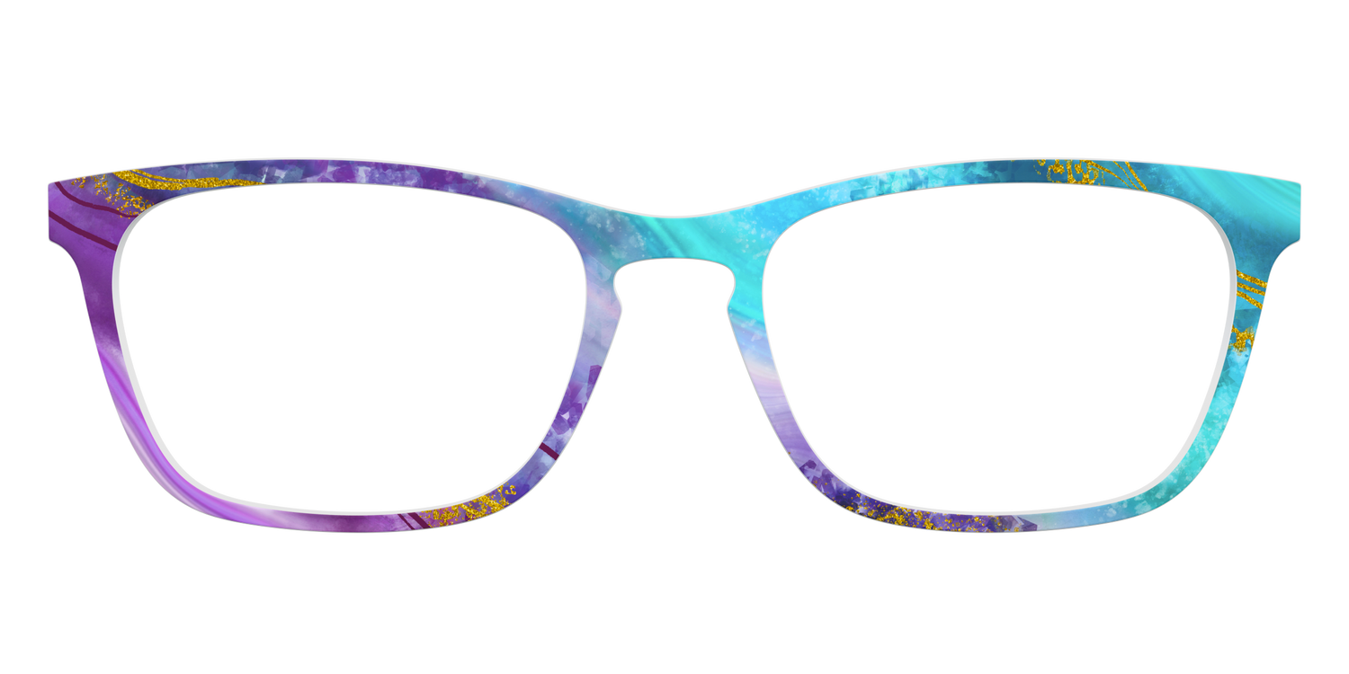 The Turquoise Crystal - Front Top Image - Pair Eyewear