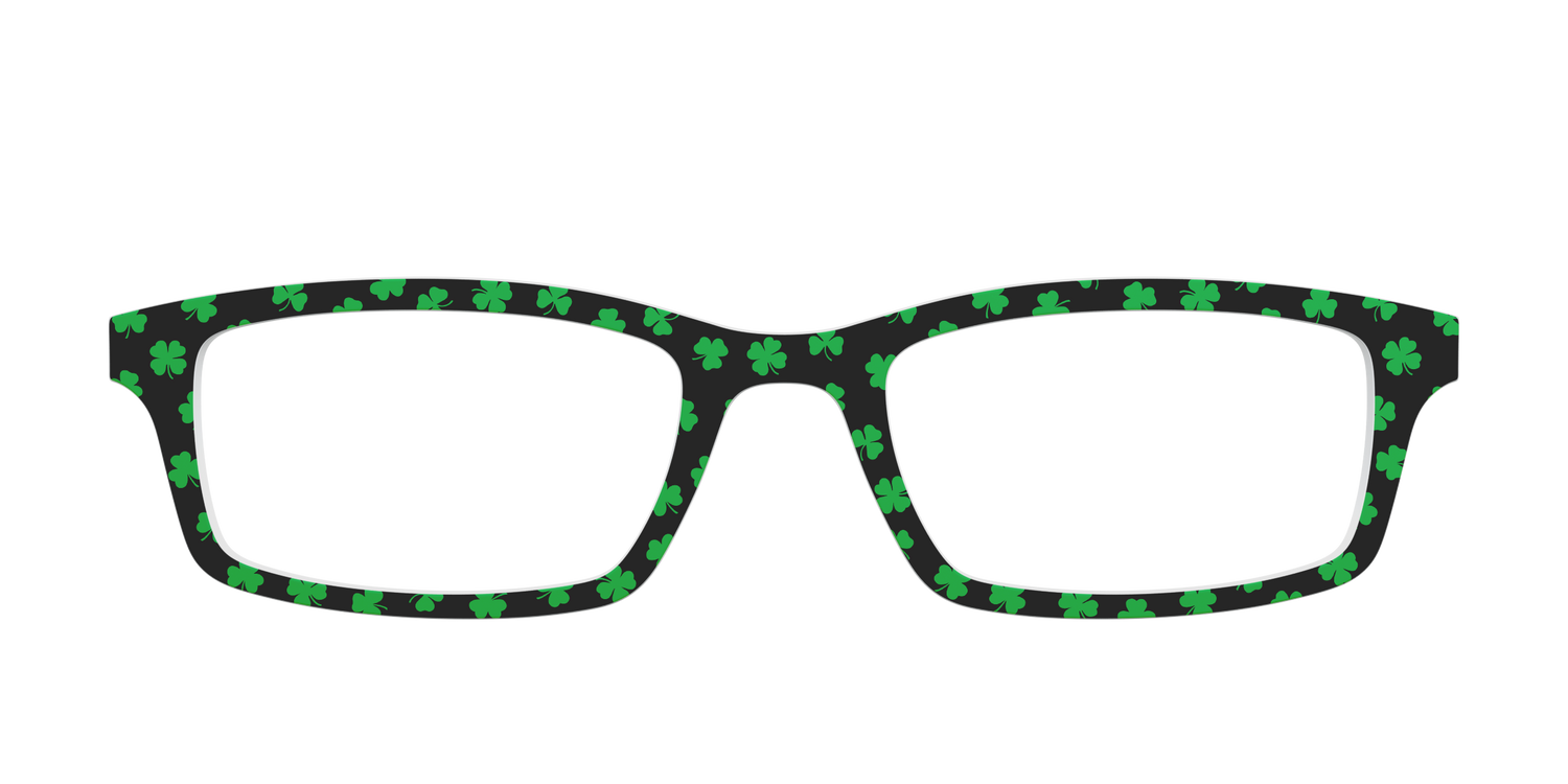 The Black Shamrock - Front Top Image - Pair Eyewear