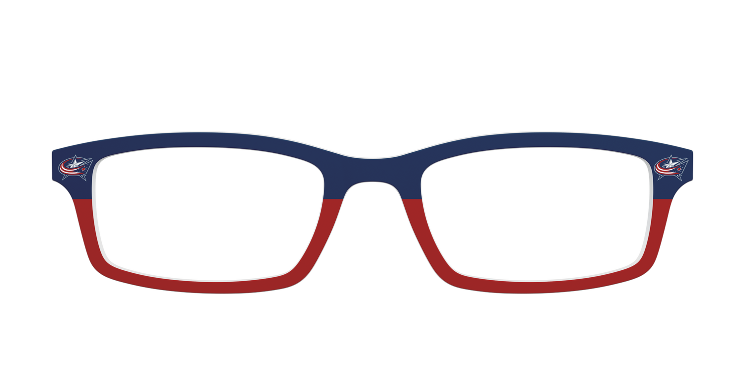 The Blue Jackets® Split - Front Top Image - Pair Eyewear
