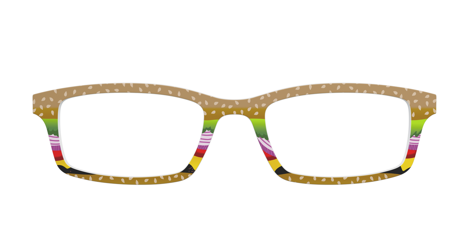 The Cheeseburger - Front Top Image - Pair Eyewear