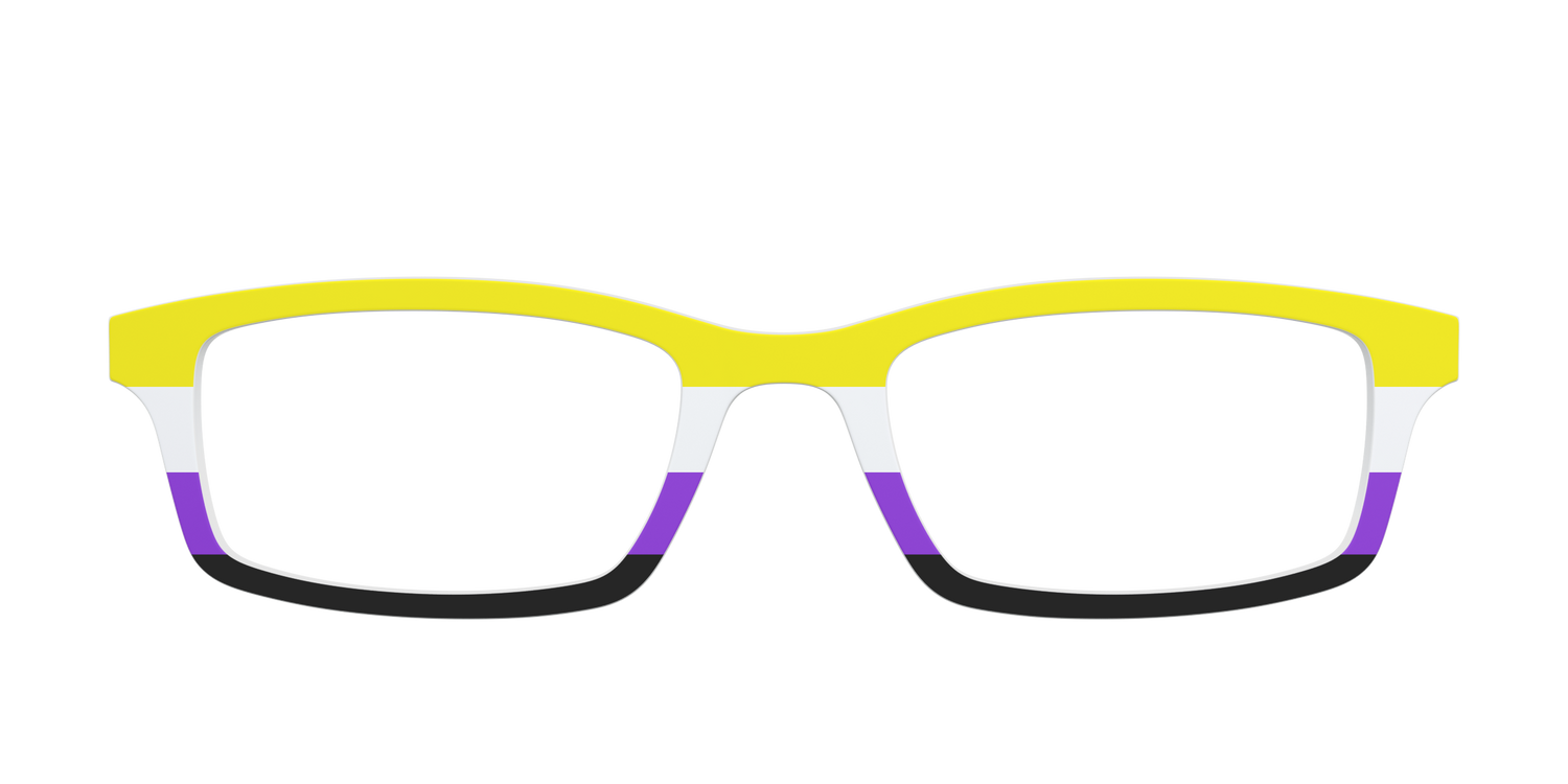 The Non-Binary Flag - Front Top Image - Pair Eyewear