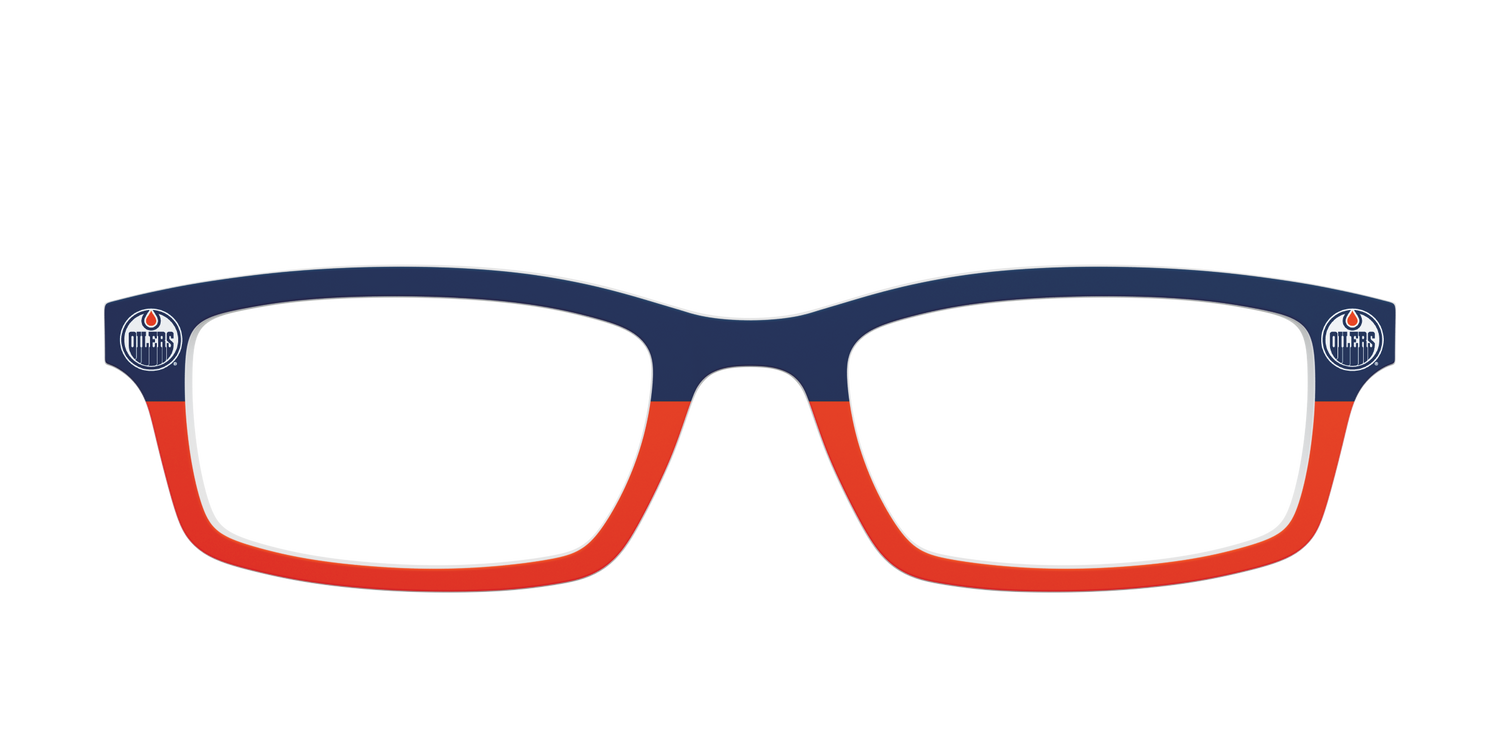 The Oilers® Split - Front Top Image - Pair Eyewear