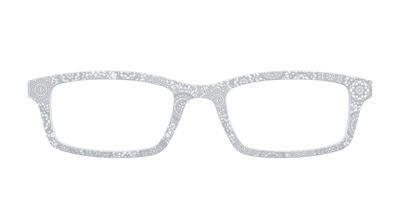 The Pale Gray Medallion Lace - Front Top Thumbnail - Pair Eyewear
