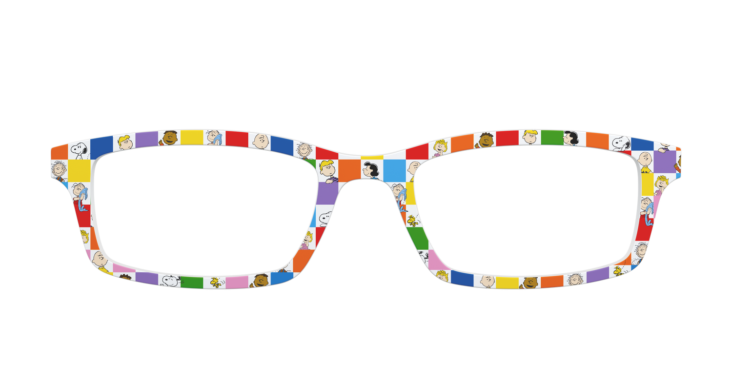 The Peanuts Checkers - Front Top Image - Pair Eyewear