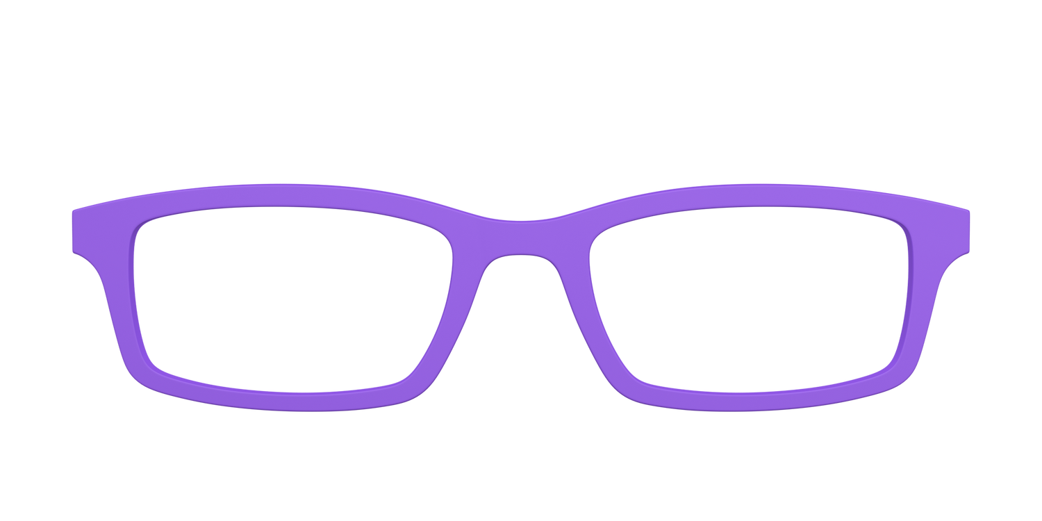 The Purple - Front Top Image - Pair Eyewear