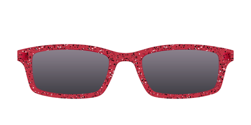 The Polarized Ruby Sparkle Sun Top - Pair Eyewear