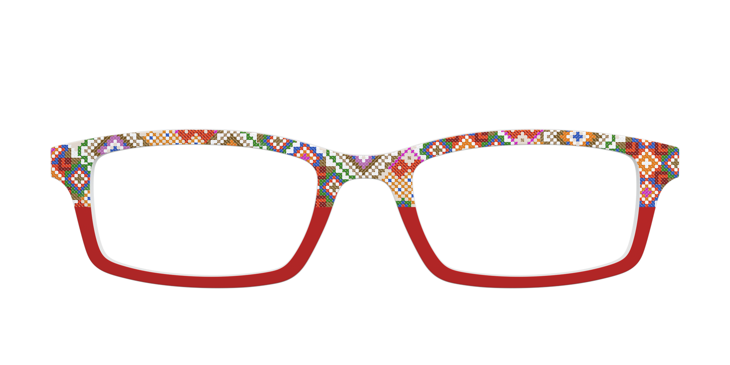 The Safari Weave Split - Front Top Image - Pair Eyewear