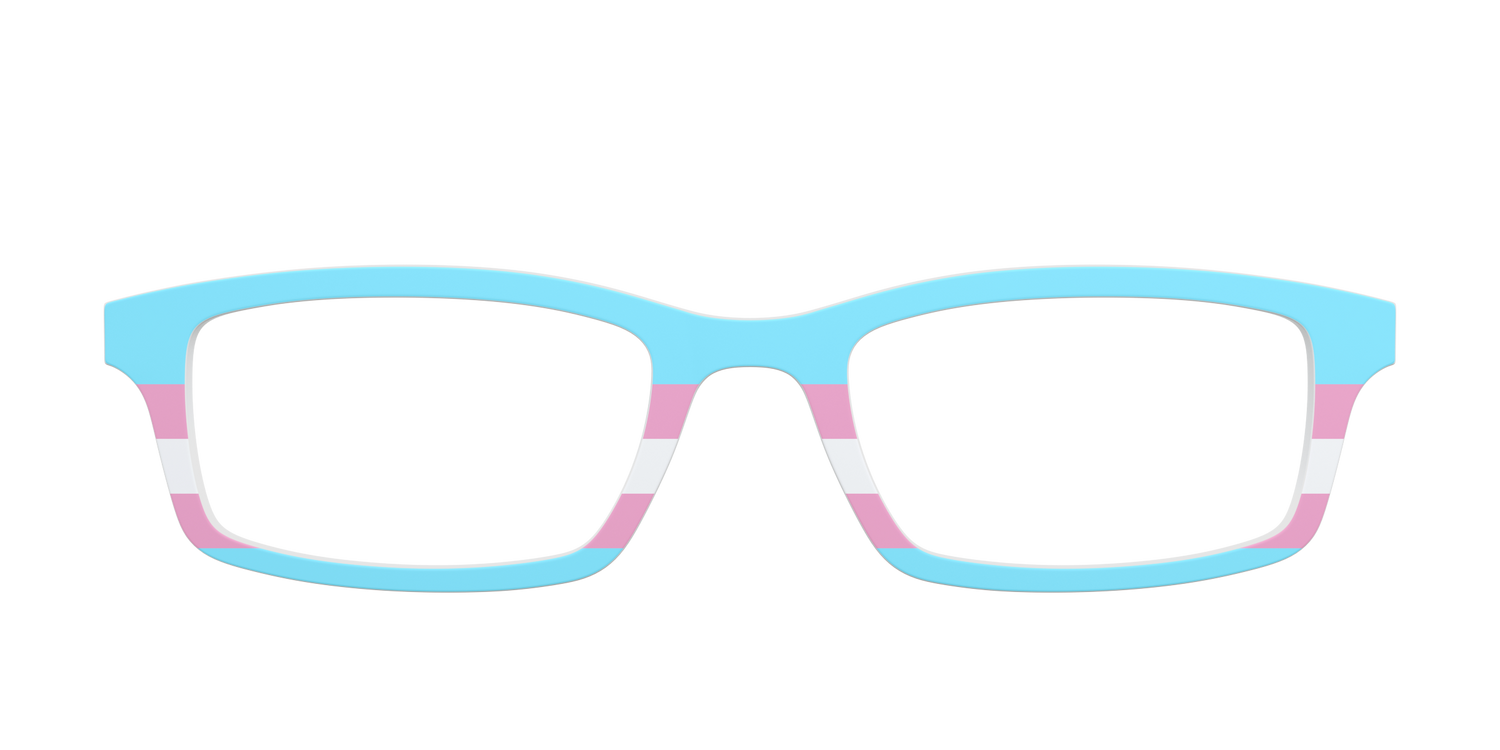 The Transgender Flag - Front Top Image - Pair Eyewear