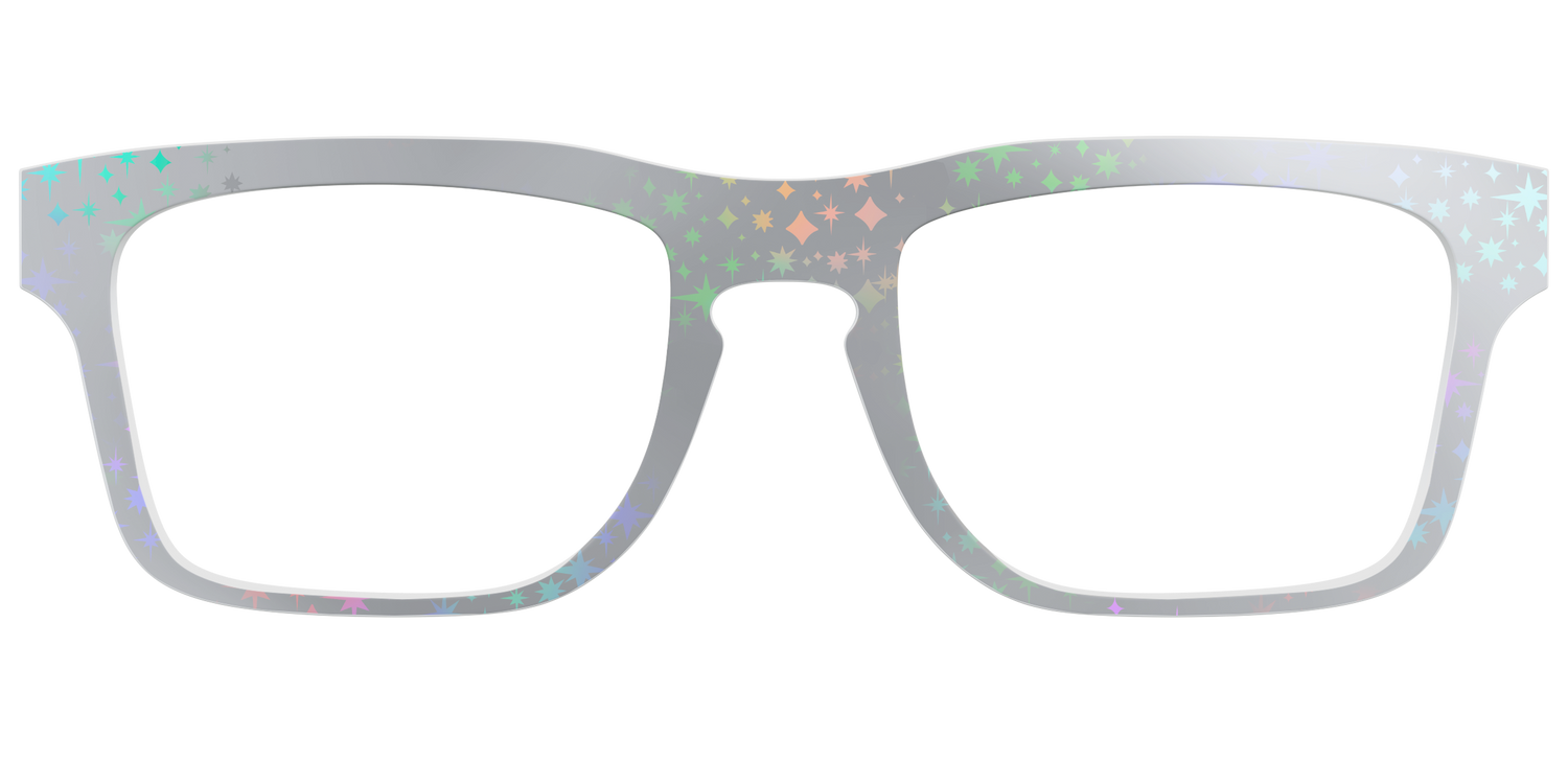 The Silver Starburst - Front Top Image - Pair Eyewear
