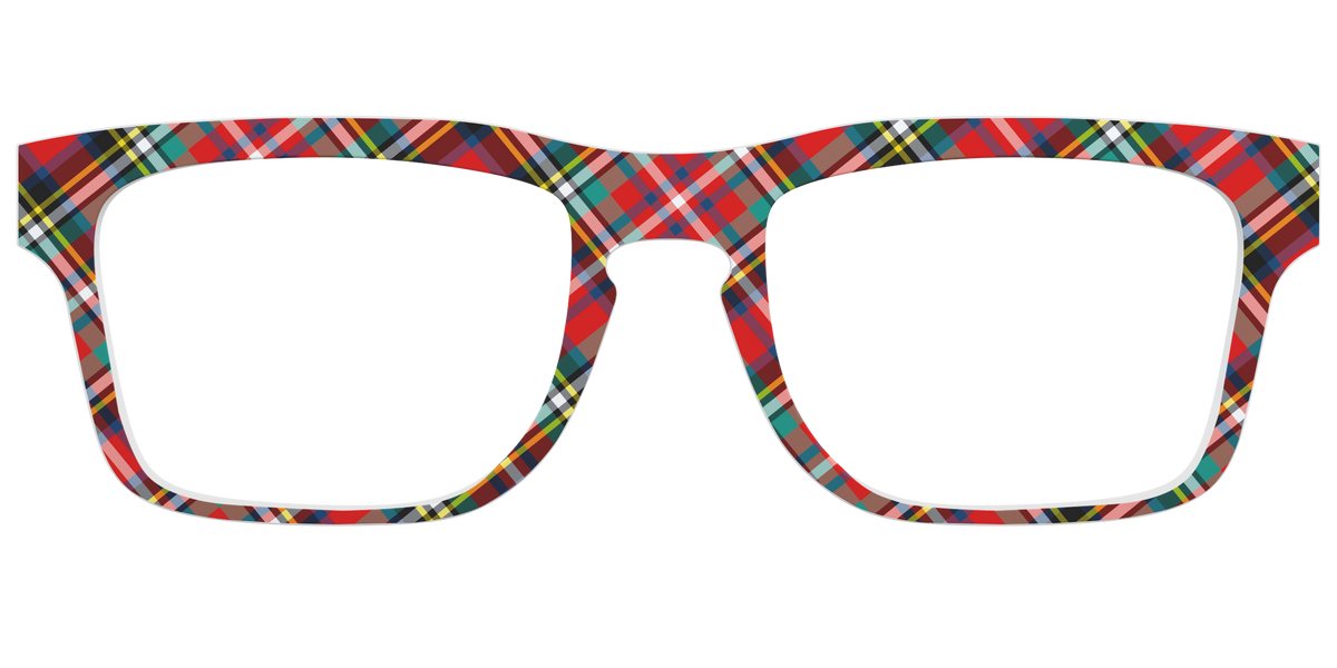 The Winter Plaid - Front Top Image - Pair Eyewear
