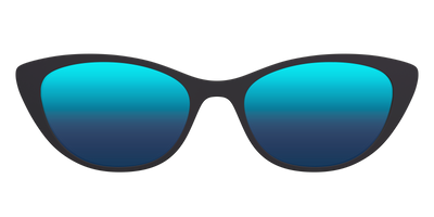 The Polarized Blue Reflective Sun Top - Front Top Thumbnail - Pair Eyewear