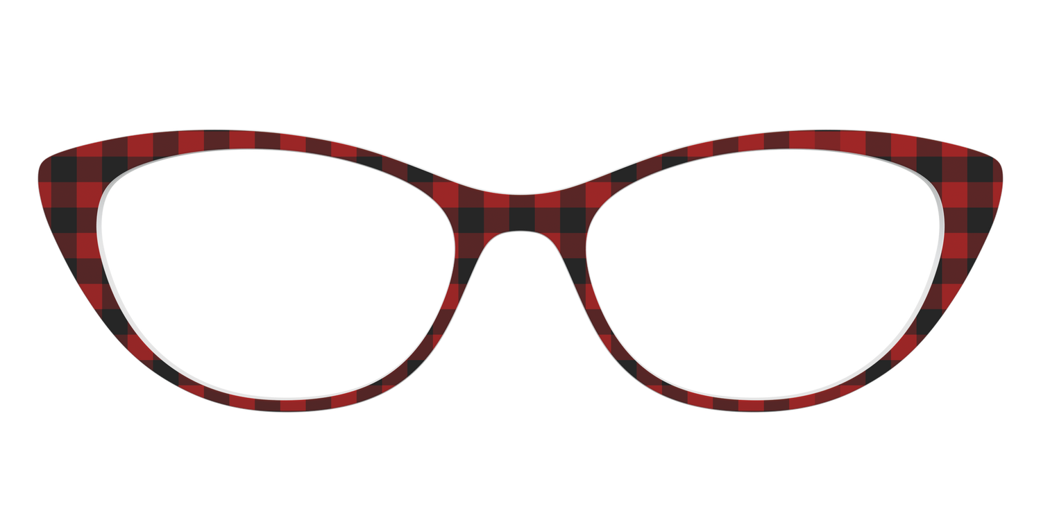 The Buffalo Plaid - Front Top Image - Pair Eyewear